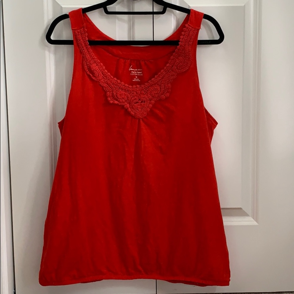 Lane Bryant crochet front tank
